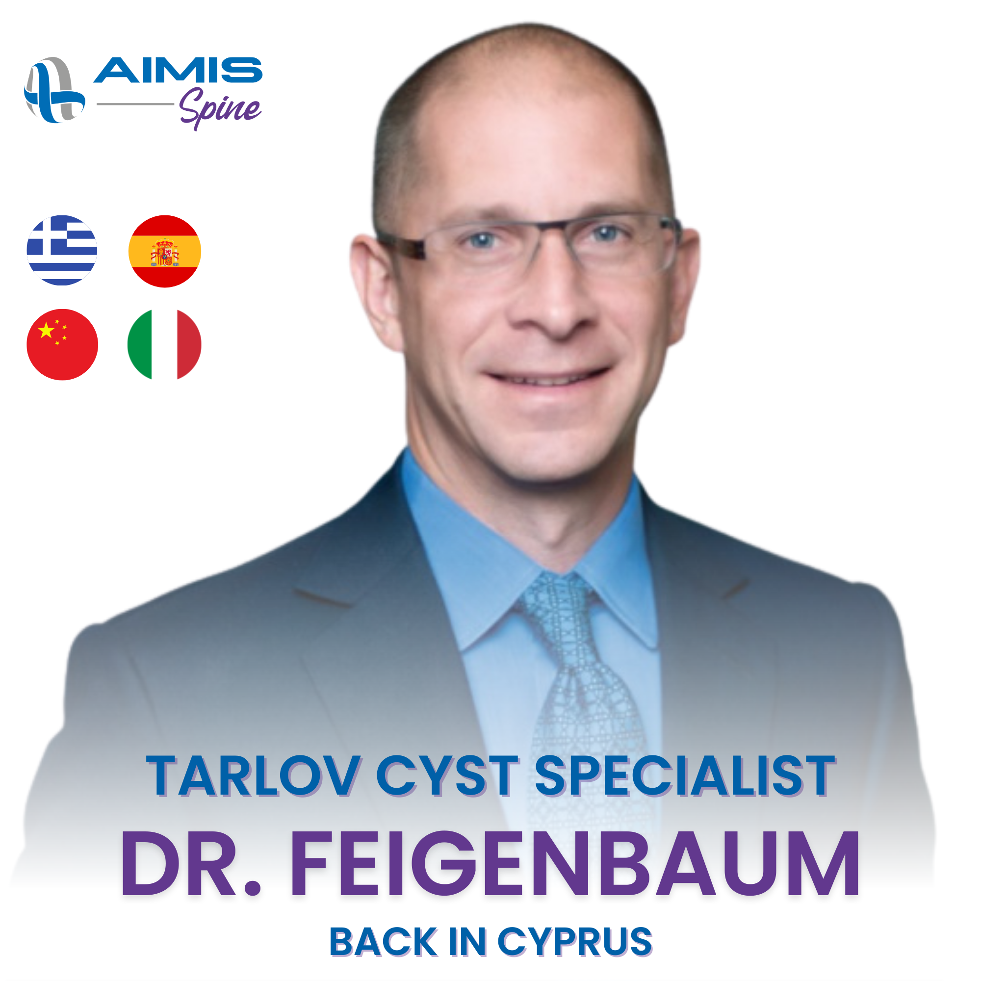Dr Feigenbaum will once again be in Cyprus In January 2023